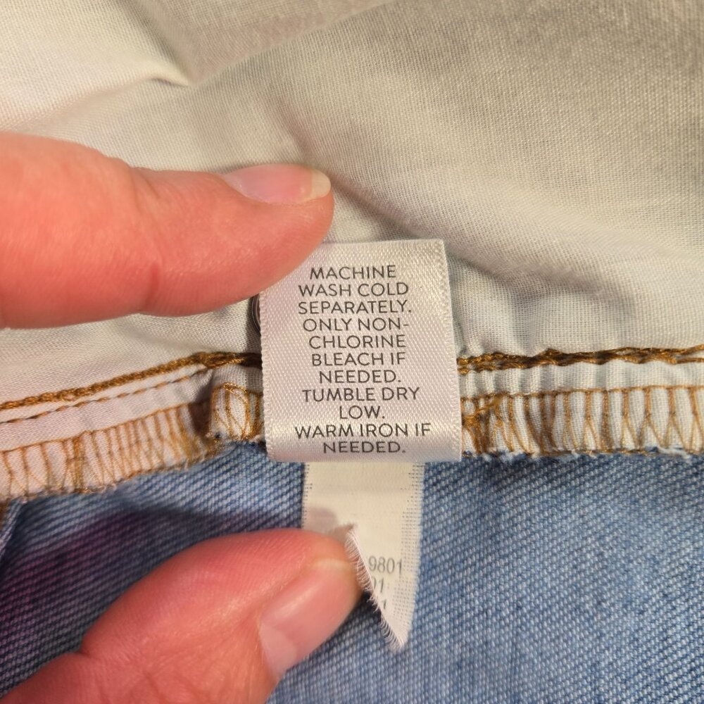 J.Jill Denim Barely Flare Burbank Wash Blue Jeans Womens Size 20 - Picture 12 of 12